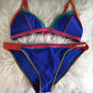 Banana Moon Colorblock Bathing Suit